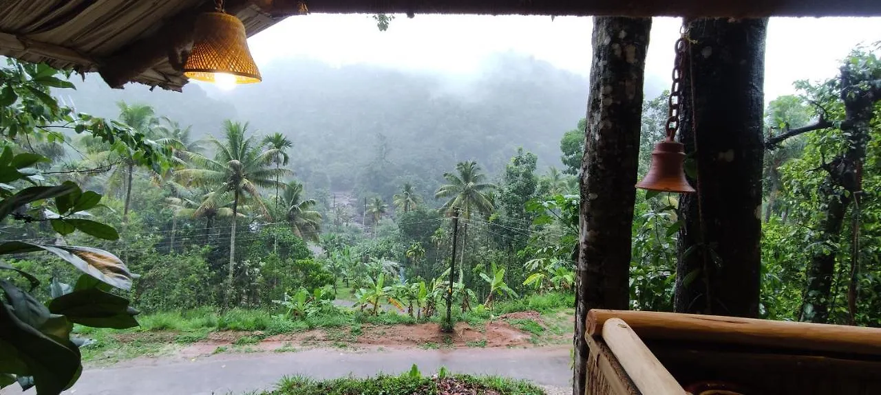 Gæstehus Fab - Bamboo Hut With Open Shower Munnar